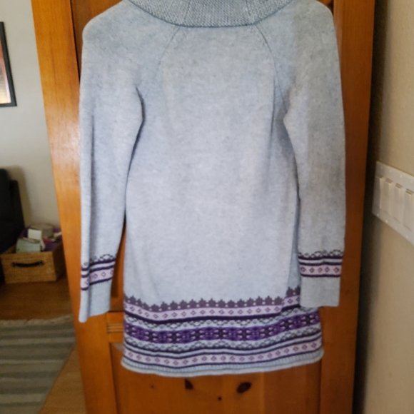 Athleta Sequoia Grey Isle Sweater Dress Size Small EUC - Picture 9 of 11